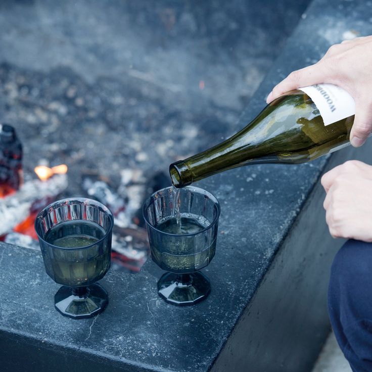 KINTO Alfresco Wine Glass Set of 6 (Smoke - 250ml) - 20737