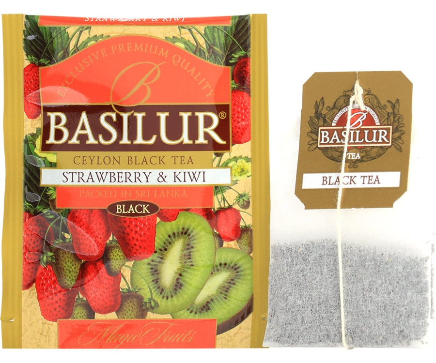 Basilur Tea "Magic Fruits" Strawberry & Kiwi (2g x 25En) - 70170