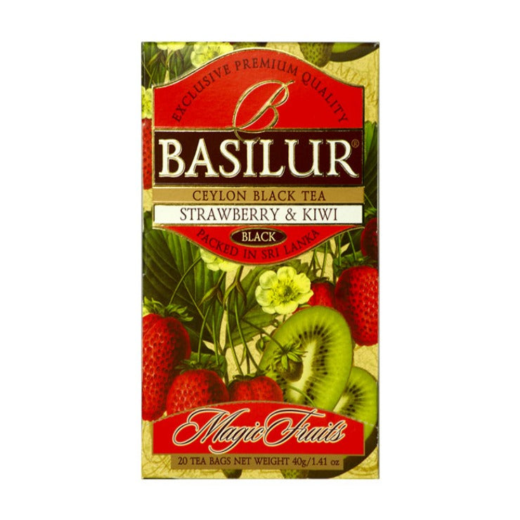 Basilur Tea "Magic Fruits" Strawberry & Kiwi (2g x 25En) - 70170