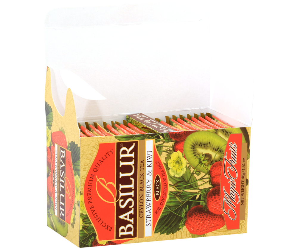Basilur Tea "Magic Fruits" Strawberry & Kiwi (2g x 25En) - 70170