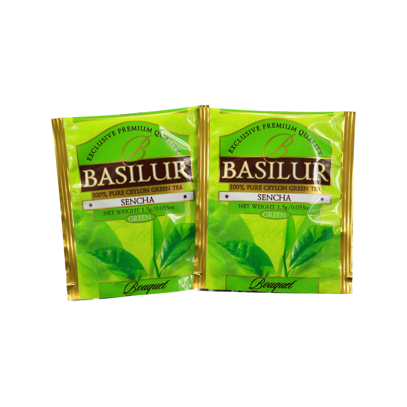 Basilur Tea "Bouquet" Sencha Green Tea (1.5g x 25En) - 70216