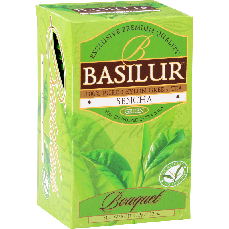 Basilur Tea "Bouquet" Sencha Green Tea (1.5g x 25En) - 70216