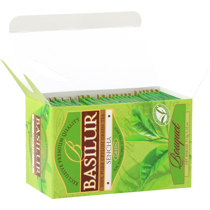 Basilur Tea "Bouquet" Sencha Green Tea (1.5g x 25En) - 70216
