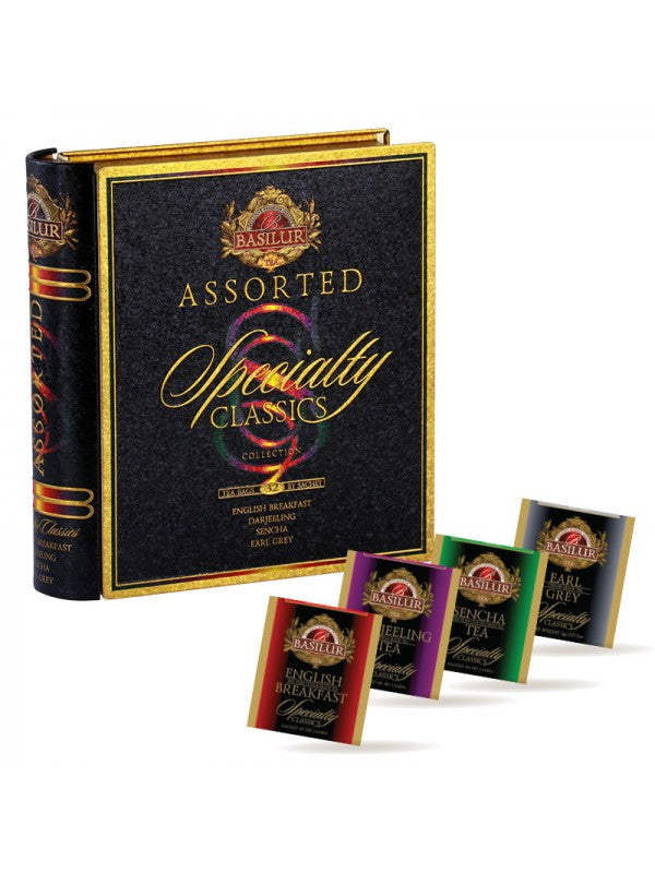 Basilur Tea Book Specialty Classics "Assorted" Collection (32 Tea Bags) - 70334