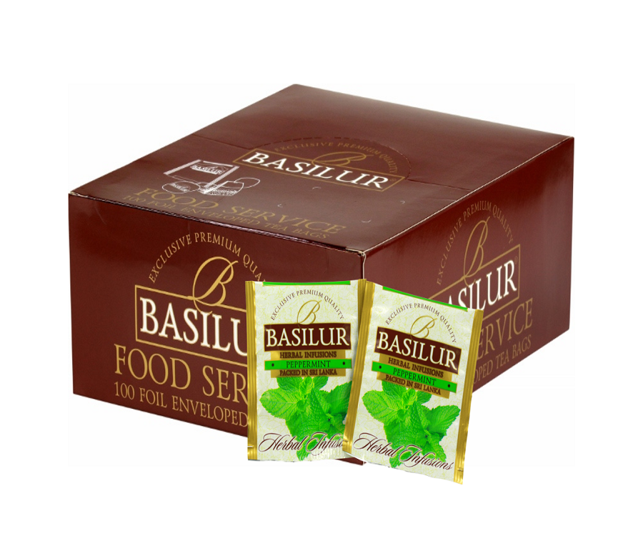 Basilur Tea "Herbal Infusions" Peppermint (Horeca - 1.2g x 100 En) - 70907
