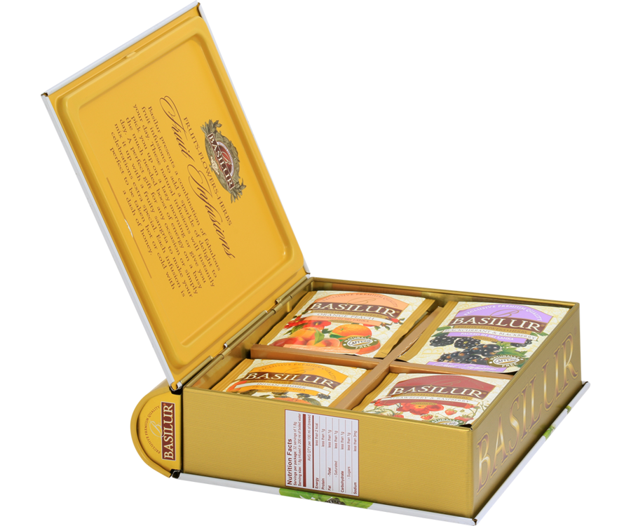 Basilur Tea Book Summer Fiesta "Assorted" Fruit Infusions Vol. I (32 Tea Bags) - 71396