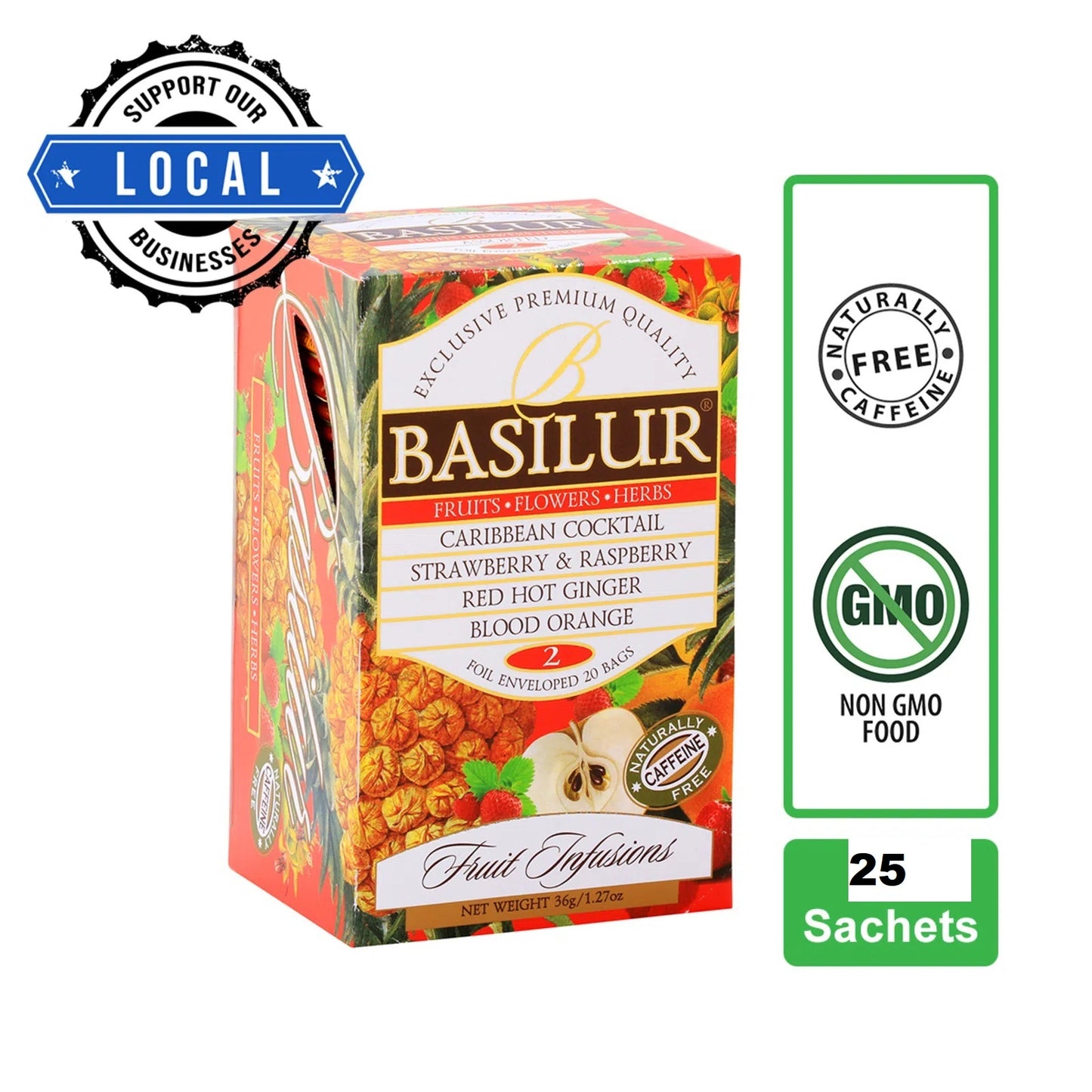 Basilur Tea "Fruit Infusions" Assorted Volume II (1.8g x 25En) - 71630