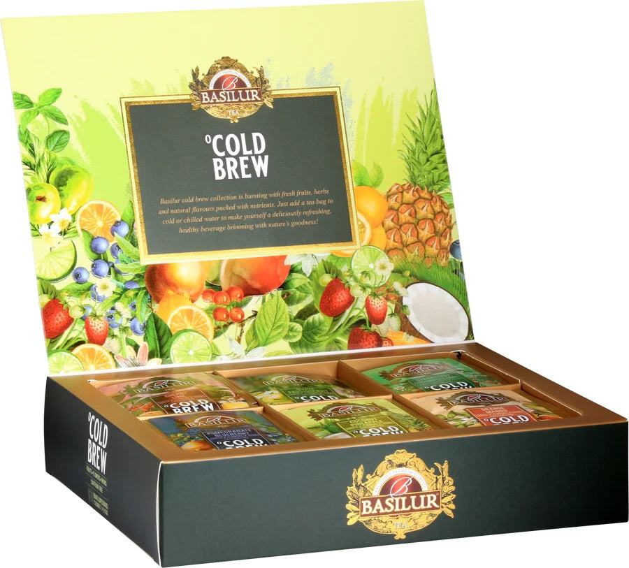 Basilur Tea "Cold Brew" Gift Collection Assorted (10 Tea Bags x 6) - 72150