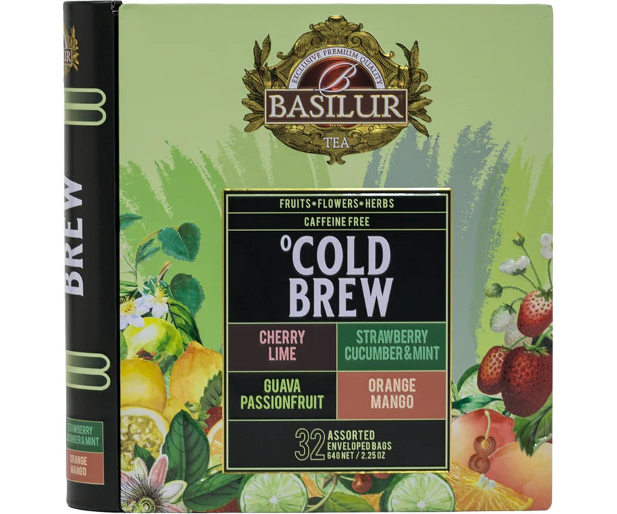 Basilur Tea Book Coldbrew "Assorted"(32 Tea Bags) - 72198