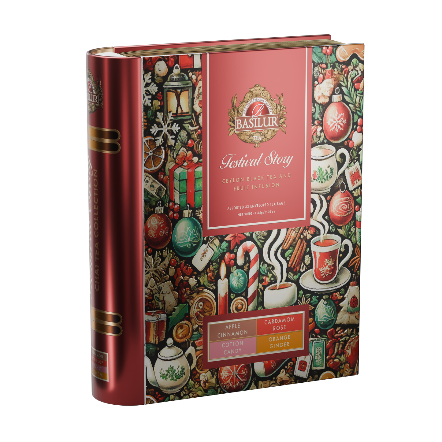 Festive Story Bright Delight Assorted Tea Book (32es) - 72590