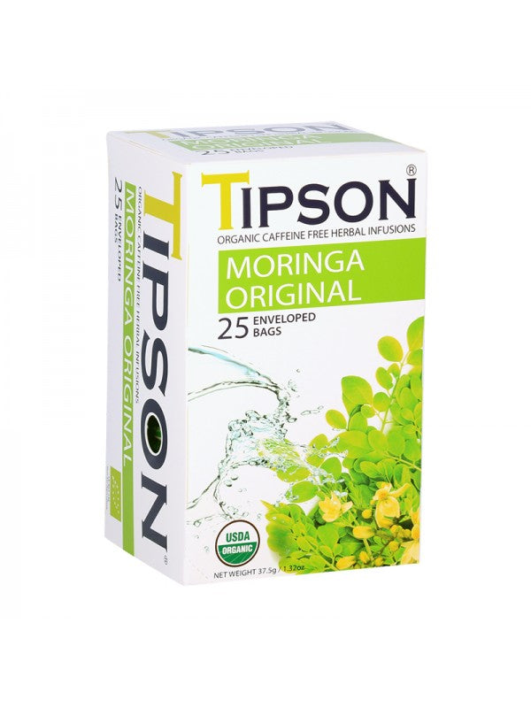 Tipson Organic Caffeine Free Herbal Infusions "Moringa Original" (1.5g x 25En) - 80176