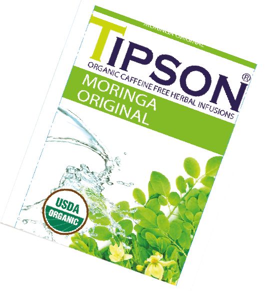 Tipson Organic Caffeine Free Herbal Infusions "Moringa Original" (1.5g x 25En) - 80176