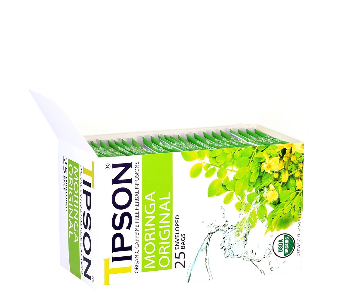 Tipson Organic Caffeine Free Herbal Infusions "Moringa Original" (1.5g x 25En) - 80176