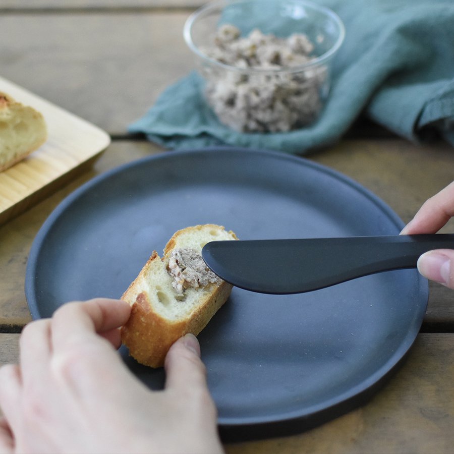 KINTO Alfresco Plate Set Of 4 (Black - 190mm) - 20713