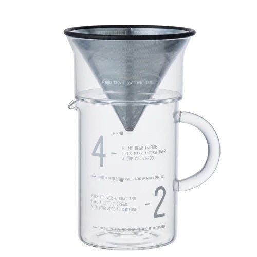 KINTO Scs-04-Cj-St Coffee Jug 4 Cups (600ml) - 27652