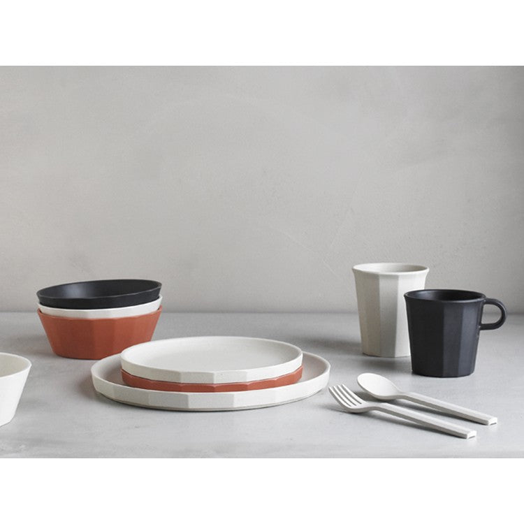 KINTO Alfresco Plate Set Of 4 (Beige - 190mm) - 20711