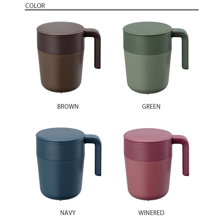 KINTO Cafepress Mug (Wine Red - 260ml) - 22726