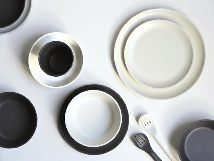 KINTO Alfresco Plate Set Of 4 (Beige - 250mm) - 20714