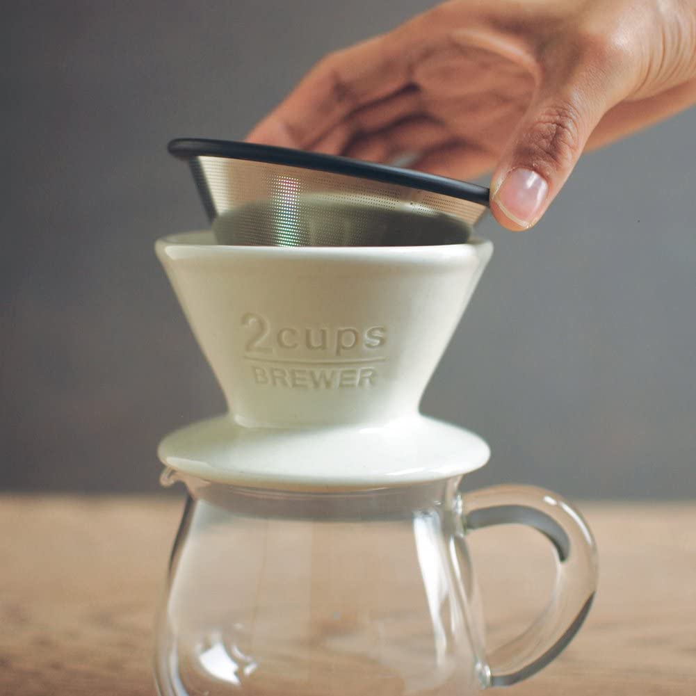 KINTO Scs-02-Br Brewer 2 Cups (White) - 27629