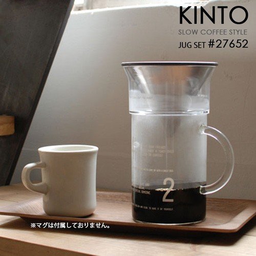 KINTO Scs-04-Cj-St Coffee Jug 4 Cups (600ml) - 27652