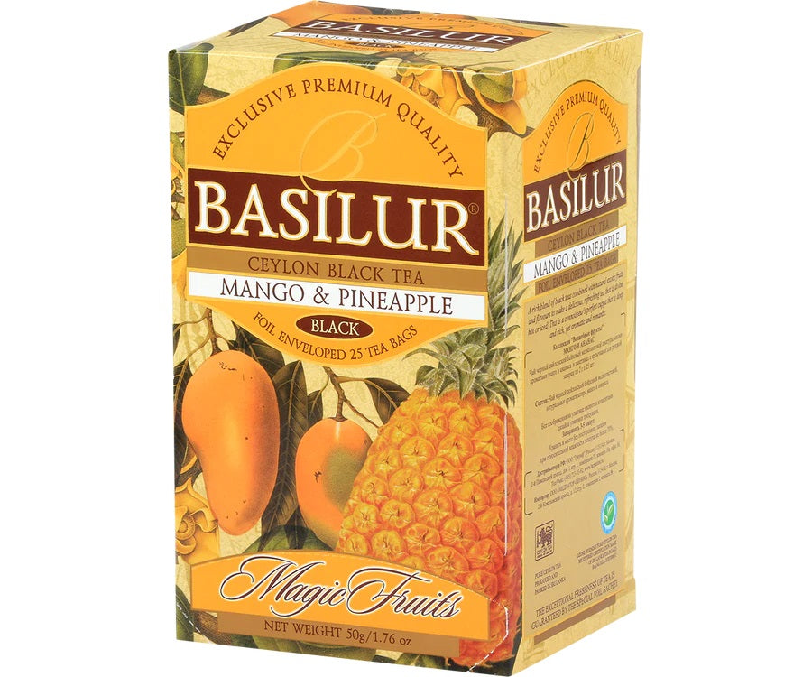 BASILUR TEA "Magic Fruits" Mango & Pineapple (2g x 25En) - 70536