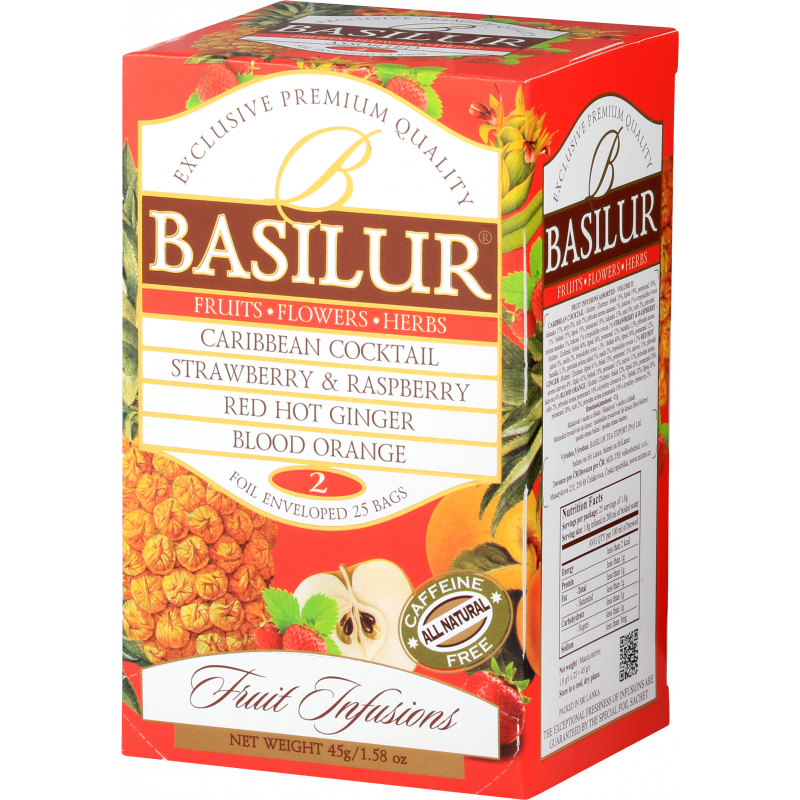 Basilur Tea "Fruit Infusions" Assorted Volume II (1.8g x 25En) - 71630