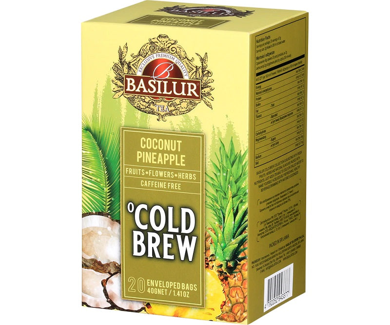 Basilur Tea Cold Brew "Coconut Pineapple" (2g x 20En) - 72093