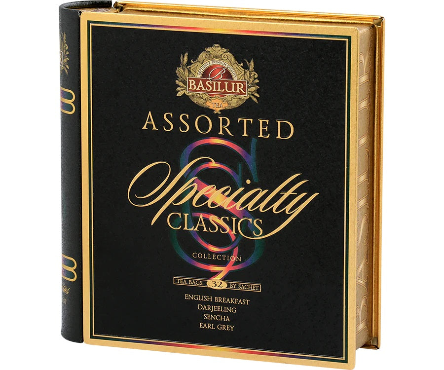 Basilur Tea Book Specialty Classics "Assorted" Collection (32 Tea Bags) - 70334