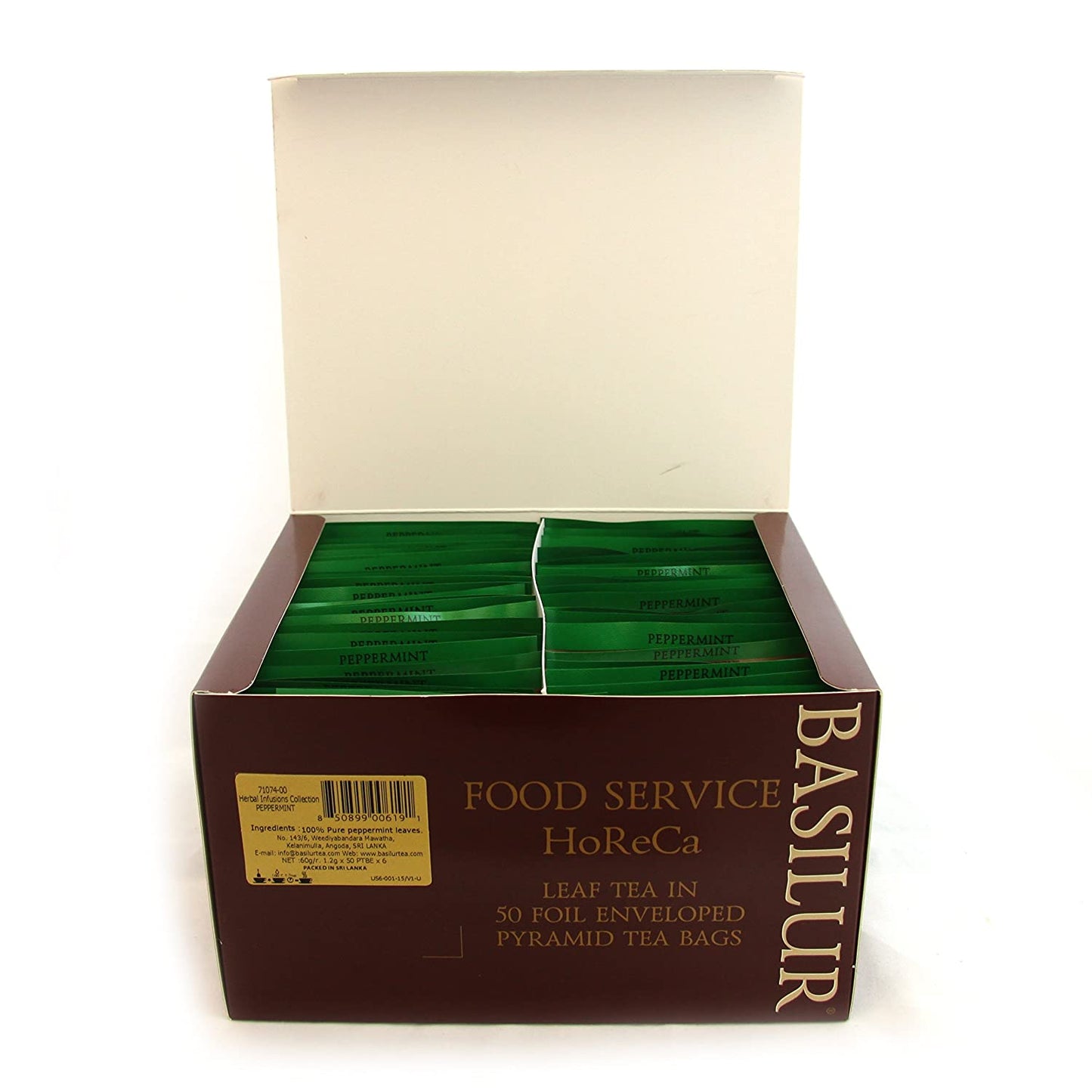 Basilur Tea "Herbal Infusions" Peppermint (Pyramid - 1.5g x 50Ptb) - 71074