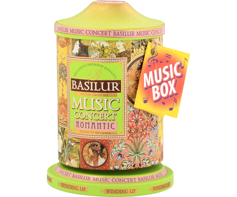 Basilur Tea Music Concert "Romantic" (Pyramid Tea Bags - 2g x 20PTB) - 71260