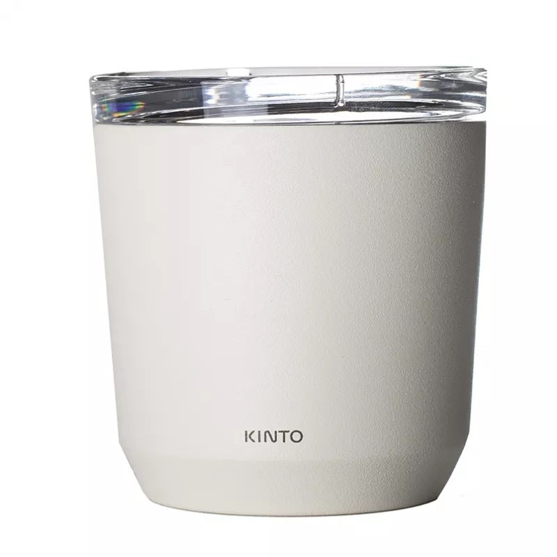 KINTO To Go Tumbler With plug (White - 240ml) - 20431