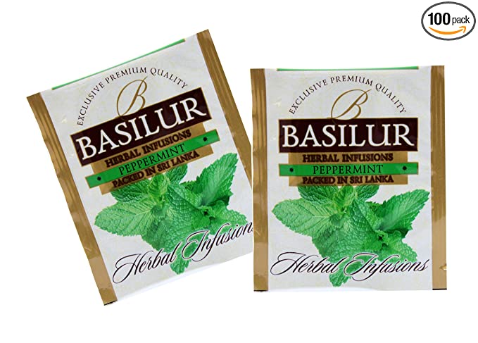 Basilur Tea "Herbal Infusions" Peppermint (Horeca - 1.2g x 100 En) - 70907