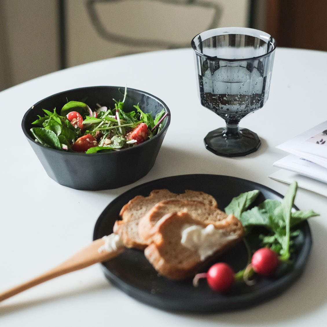 KINTO Alfresco Bowl Set Of 4 (Black - 150mm) - 20710