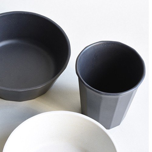 KINTO Alfresco Tumbler Set Of 4 (Black - 360ml) - 20704