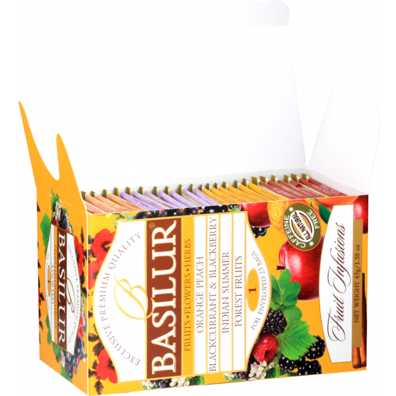 Basilur Tea "Fruit Infusions" Assorted Volume I (1.8g x 25En) - 71629
