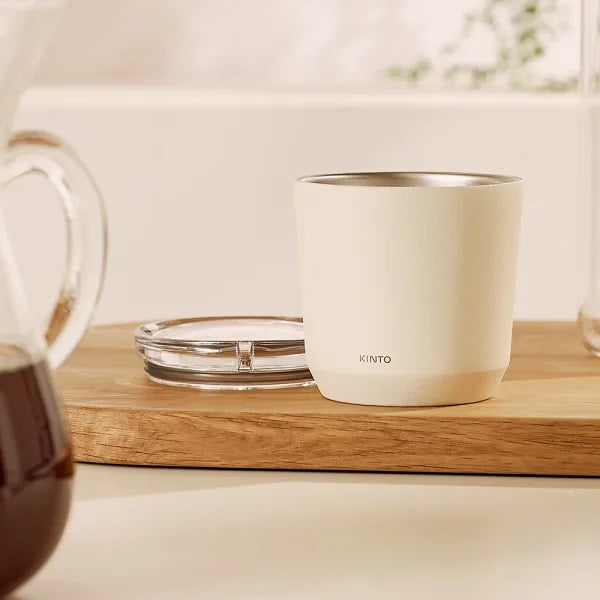 KINTO To Go Tumbler With plug (White - 240ml) - 20431
