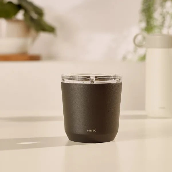 KINTO To Go Tumbler With plug (Black - 240ml) - 20436