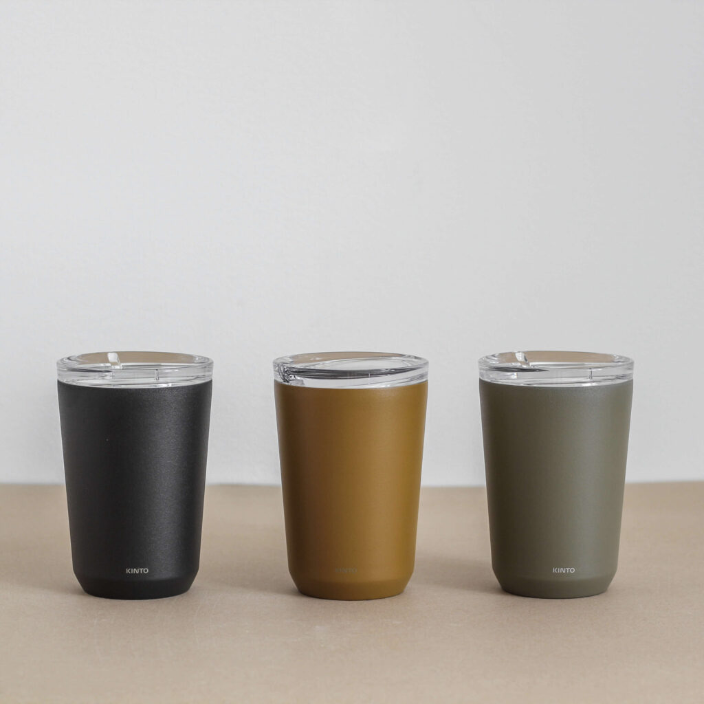 KINTO To Go Tumbler With plug (Khaki - 360ml) - 20444