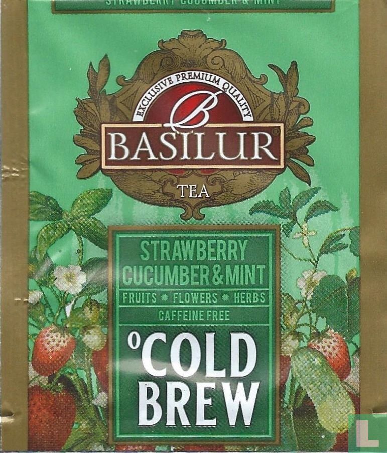 Basilut Tea Cold Brew "Strawberry Cucumber & Mint" (2g x 20En) - 72094