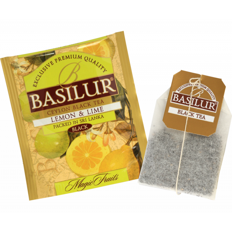 Basilur Tea "Magic Fruits" Lemon & Lime (Horeca - 2g x 100En) - 70218