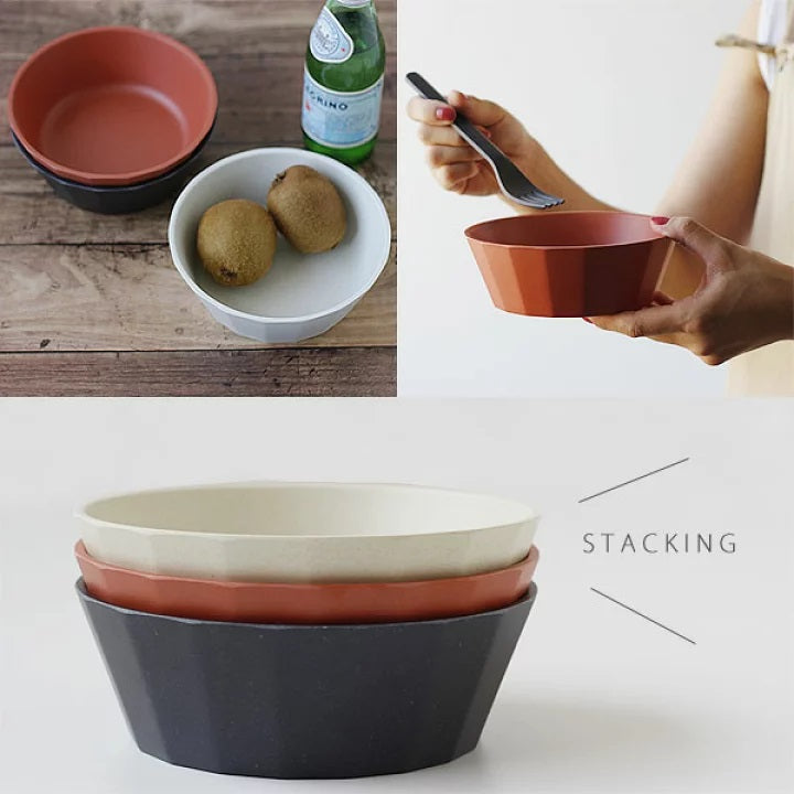 KINTO Alfresco Bowl Set Of 4 (Red - 150mm) - 20709
