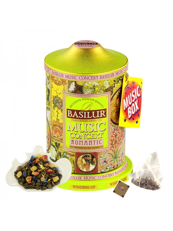 Basilur Tea Music Concert "Romantic" (Pyramid Tea Bags - 2g x 20PTB) - 71260