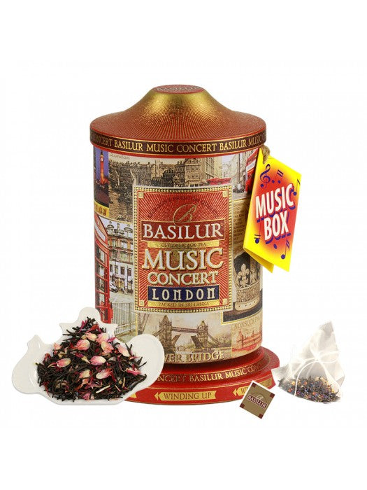 Basilur Tea Music Concert "London" (Pyramid Tea Bags - 2g x 20PTB) - 71261