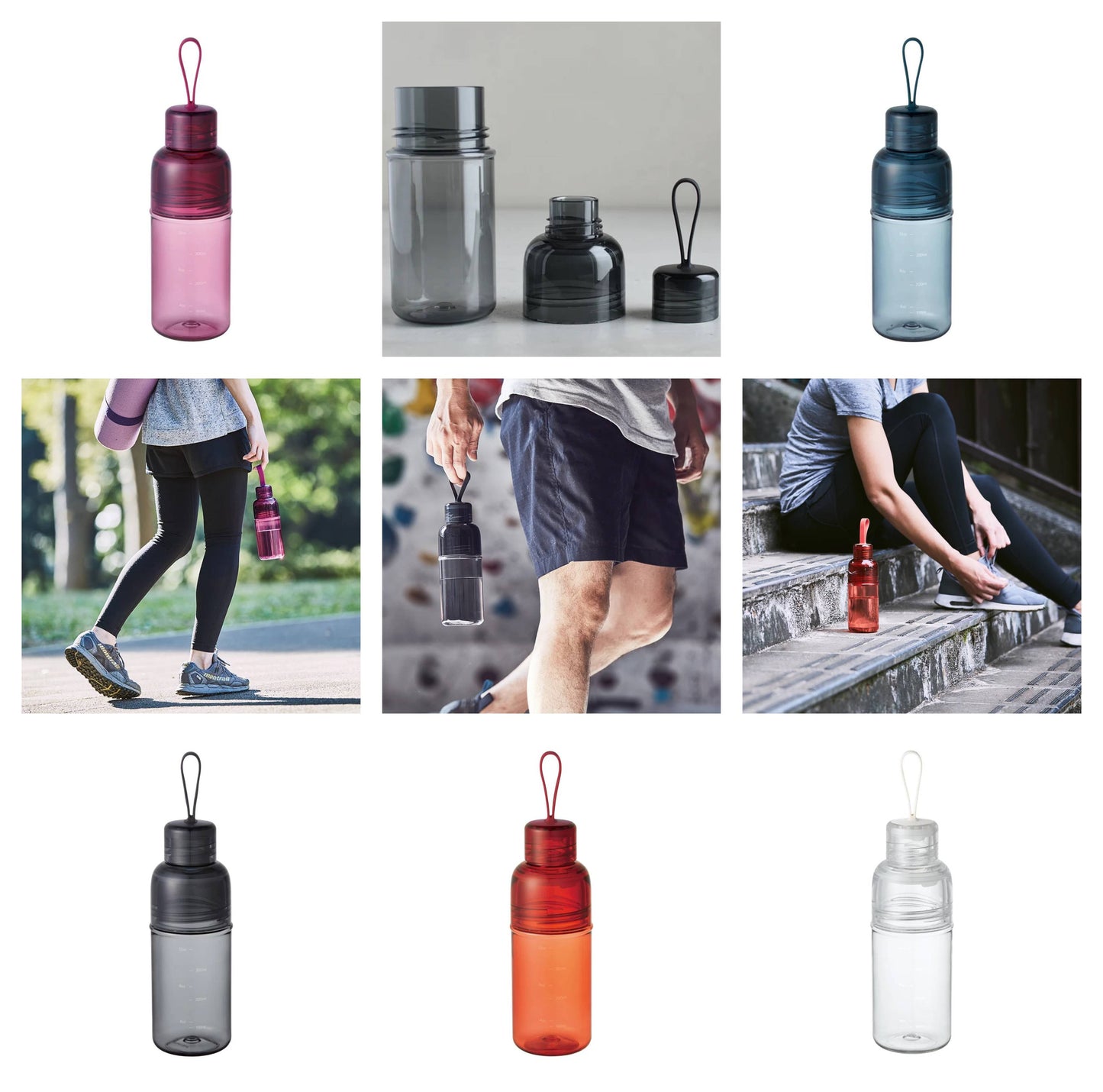 KINTO Workout Bottle 480ml Clear