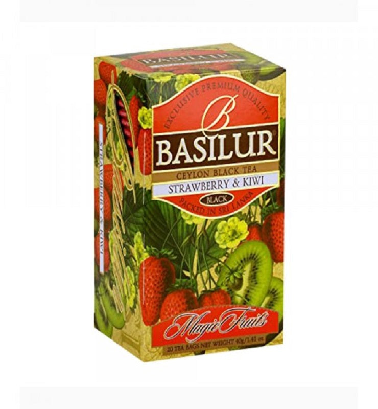 Basilur Tea "Magic Fruits" Strawberry & Kiwi (2g x 25En) - 70170