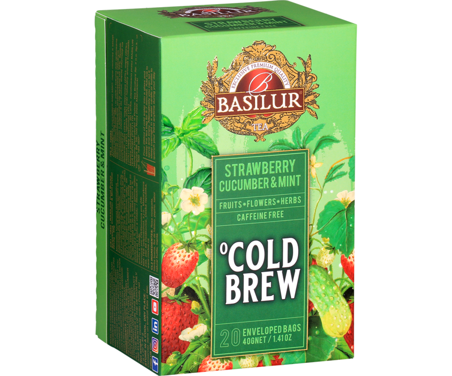 Basilut Tea Cold Brew "Strawberry Cucumber & Mint" (2g x 20En) - 72094