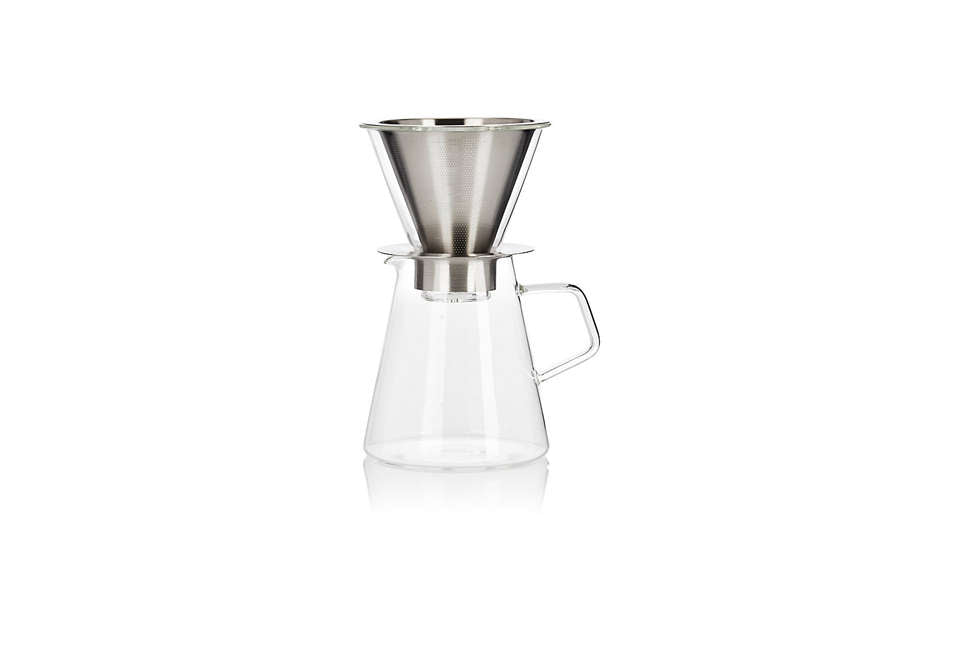 KINTO Carat Coffee Dripper and Pot (720ml) *Stainless Steel Filter Included - 21678