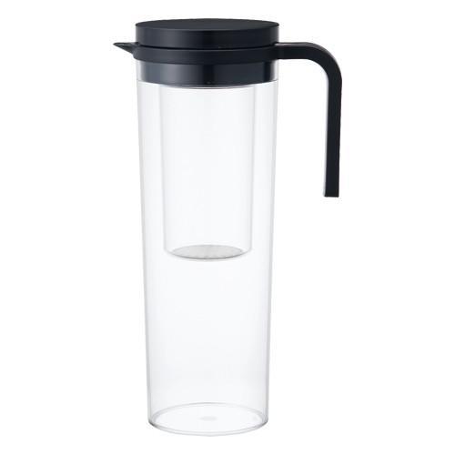 KINTO Plug Iced Tea Jug (Black - 1.2L) - 22488