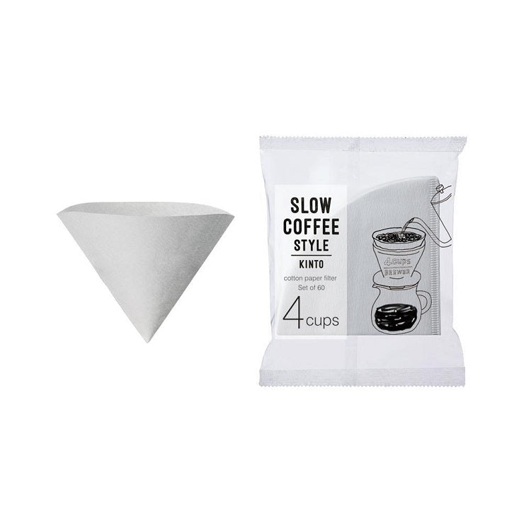 KINTO Scs-04-Cp-60 Cotton Paper Filter 4 Cups - 27634