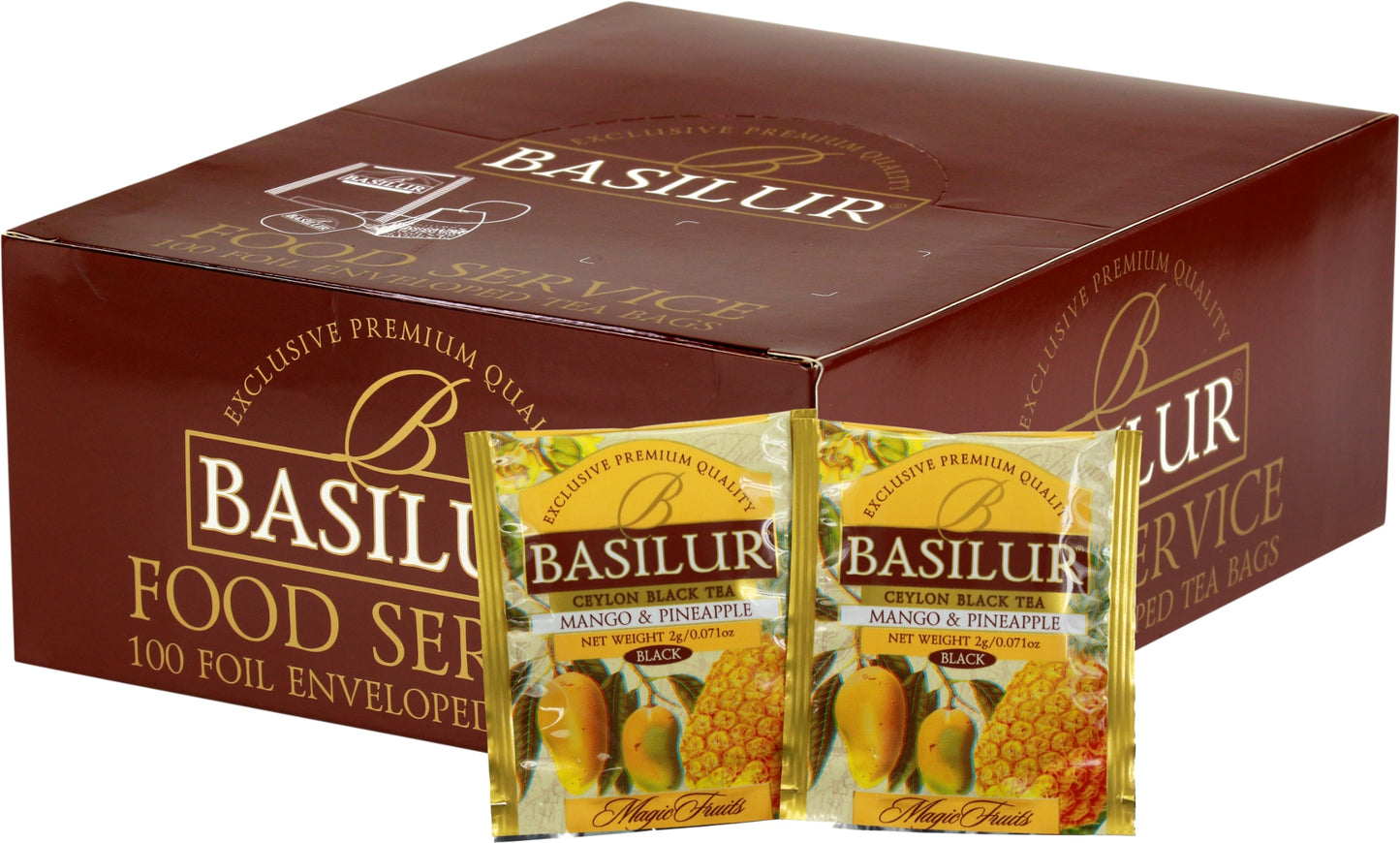 Basilur Tea "Magic Fruits" Mango & Pineapple (Horeca - 2g x 100En) - 70905
